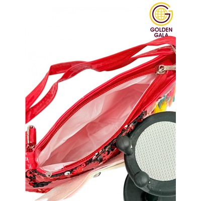 Стильная лаковая сумочка для девочки 21х17 см тип 1