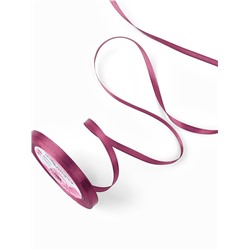 Лента атласная, 6 мм, 23±1 м, тёмно-сиреневая №171