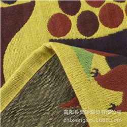 Japanese retro towel, handkerchief, with embroidery