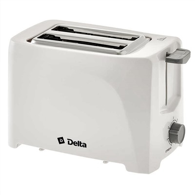 Тостер 700 Вт DELTA DL-6900 белый