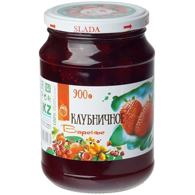 Слада Варенье 900гр КЛУБНИЧНОЕ