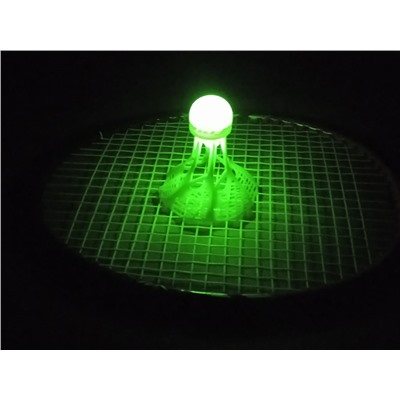 Волан для бадминтона светящийся 3 шт в тубе YU-11-Ж