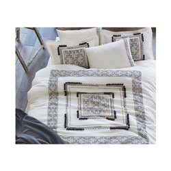 2 сп. Евро Комплект Постельного Белья Cotton Saten Aka Çift - EcoCotton