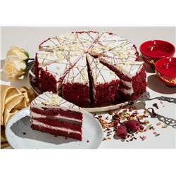 Торт бисквитный Красный бархат 1,5 кг (12 порций)