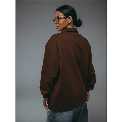 Свитшот Брамея коричневый Лт