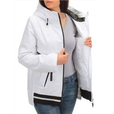 H9270 WHITE Куртка демисезонная женская (100 гр. синтепон)