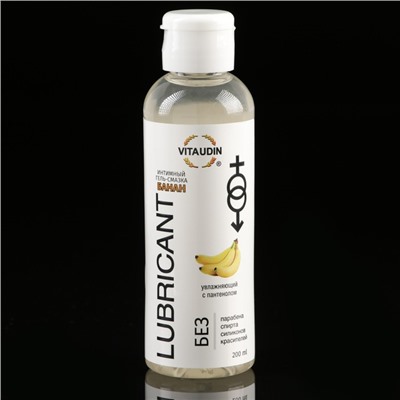 Интимный гель-смазка Vita Udin с ароматом банана (крышка флип-топ) 200 мл