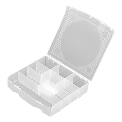 Блок для мелочей, 17 x 16 см, прозрачный матовый Сибртех