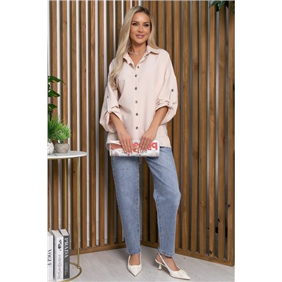 Рубашка Лиссабон (бежевая) Б13259-7М