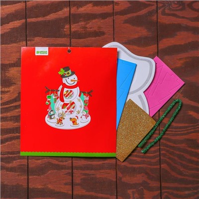 Набор для творчества «Снеговик», создай новогоднее украшение