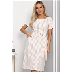 Платье Европейский шик (бежевое) П13752-19М