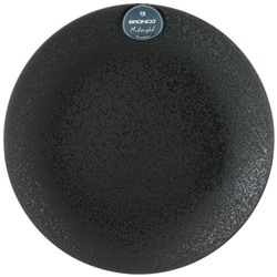 ТАРЕЛКА ОБЕДЕННАЯ BRONCO "MIDNIGHT" 25,5 СМ (МАЛ=2ШТ/КОР=24ШТ.)