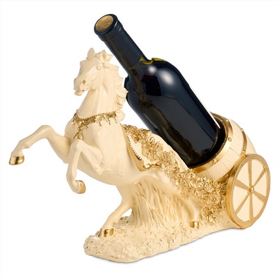ПОДСТАВКА ПОД БУТЫЛКУ "ЛОШАДЬ" 40,5*13,8*21 СМ