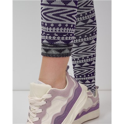 Комплект женского термобелья фиолетового цвета 2520F