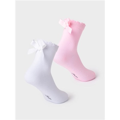 Носки для девочки, 2 пары в комплекте