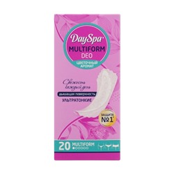Прокладки ежедневные Day Spa мультиформ, Цветочный аромат 20шт