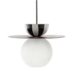 Светильник подвесной Anniken, Ø36х28 см, сливовый