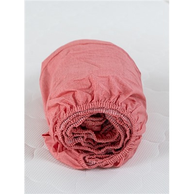 Постельное белье поплин Иваново (без пододеяльника) / Коралл