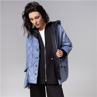 Куртка на синтепоне, След вдохновения (голубая)