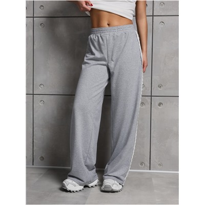 Брюки "Кружево" Серый Меланж