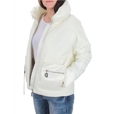EAC931 WHITE Куртка демисезонная женская (100 гр. синтепон)
