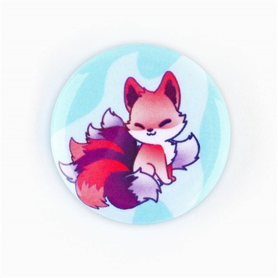 Значок металлический закатной «Милые анимешки», d=2.5 см, МИКС