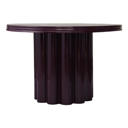 Столик кофейный Vivlend, Ø57 см, ночная слива