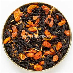 Черный чай с облепихой (код 0421)