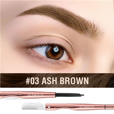 Карандаш для бровей O.TWO.O № 03 Ash Brown