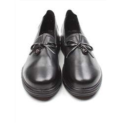 03-5071 BLACK Полуботинки женские (натуральная кожа)