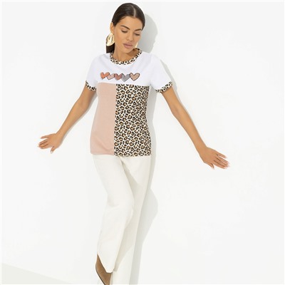 Футболка комбинированная, Покоряет не только сердца