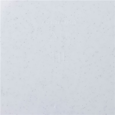 Таз хозяйственный овальный «Водолей», 11 л, пластик, мраморный