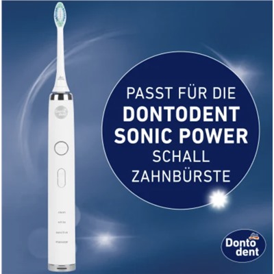 Dontodent Aufsteckbürsten universal Sonic Pro Clean, 3 St Универсальные насадки Sonic Pro Clean, 3 шт.