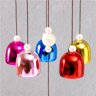 Музыка ветра «От сглаза с бахромой», металл, 5 колокольчиков, 45×7.5×7.5 см