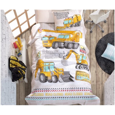 Детский КПБ со Стеганным Пододеяльником Ранфорс Junior - cotton box
