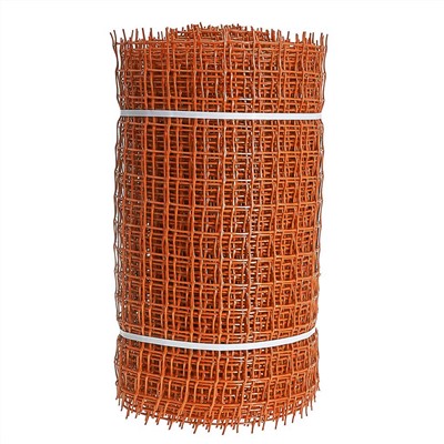 Сетка садовая пластиковая квадратная 33×33 мм, 0,5×20 м ПРОФИ оранжевая