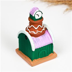 Фигурка полистоун TAKE IT EASY «Домик ратуша», 4.5×4.5×8.5 см