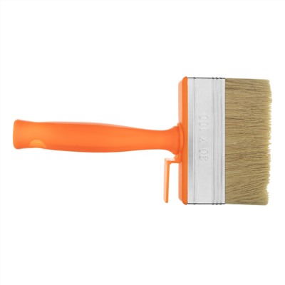 Кисть-ракля, 30х100 мм, натуральная щетина, пластмассовый корпус, пластмассовая ручка Sparta