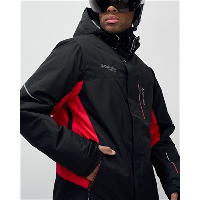 Горнолыжный костюм мужской зимний красного цвета 07715Kr