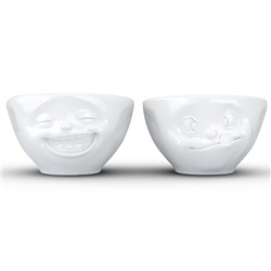 Набор чаш Laughing & Tasty, 100 мл, белый, 2 шт.