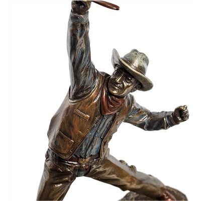 Veronese WS-882 Статуэтка «Ковбой, укрощающий лошадь»