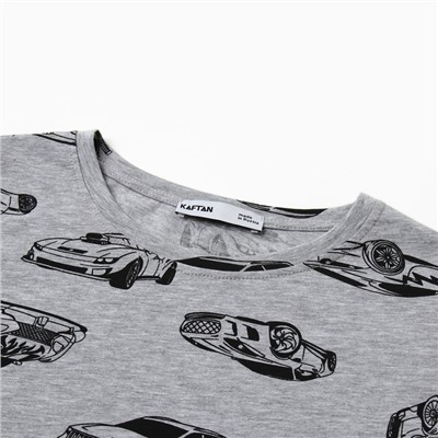 Пижама мужская (футболка и шорты) KAFTAN Cars, р-р 50