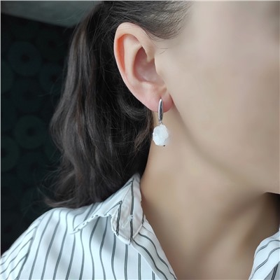 Серьги из кристаллов горного хрусталя