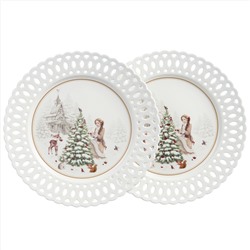 НАБОР ТАРЕЛОК ОБЕДЕННЫХ LEFARD "МОРОЗКО" 2 ШТ. 26,5 СМ (КОР=12НАБ.)