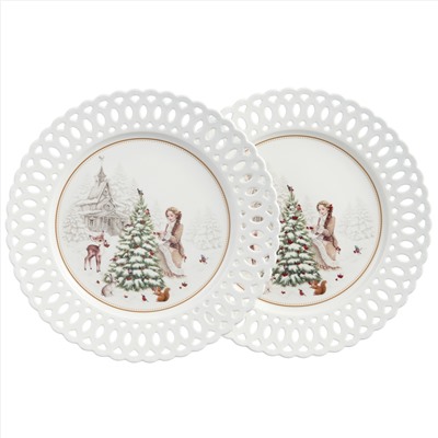 НАБОР ТАРЕЛОК ОБЕДЕННЫХ LEFARD "МОРОЗКО" 2 ШТ. 26,5 СМ (КОР=12НАБ.)