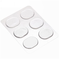 919-104 Вкладыши для обуви силиконовые овалы (3*2,4см, 6шт)