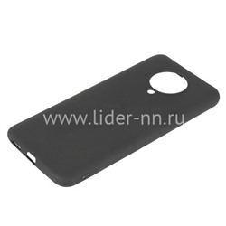 Задняя панель для Xiaomi  Redmi K30 Pro Силикон матовый (черная)