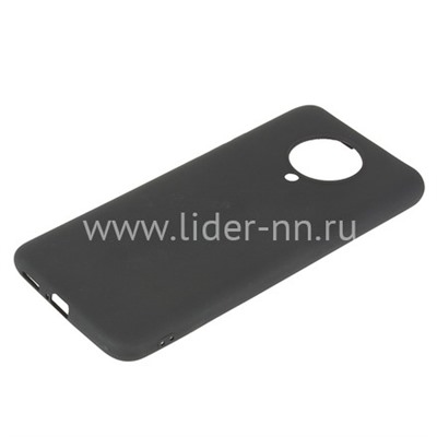 Задняя панель для Xiaomi  Redmi K30 Pro Силикон матовый (черная)