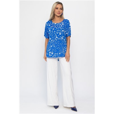 Блуза Маргоша (ярко-голубая) Б13813-16М