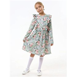 Детское платье "Красотка" / Цветы на ментоле